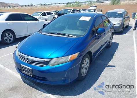 2012 Honda Civic Lx from USA, damaged, VIN 2HGFB2F5XCH506939